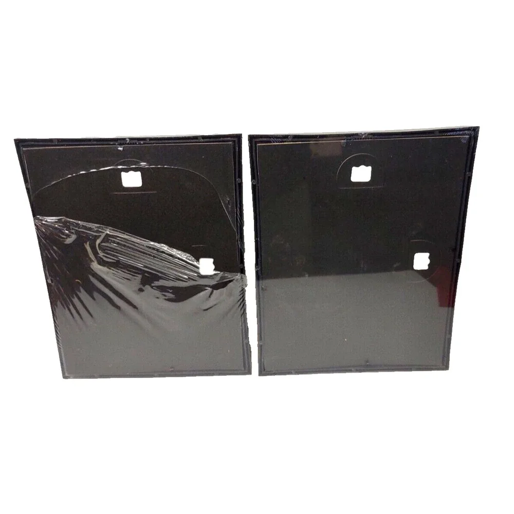 2 Pack Economy Document Photo Frames Black For 8.5x11 Picture Display F348 NOS